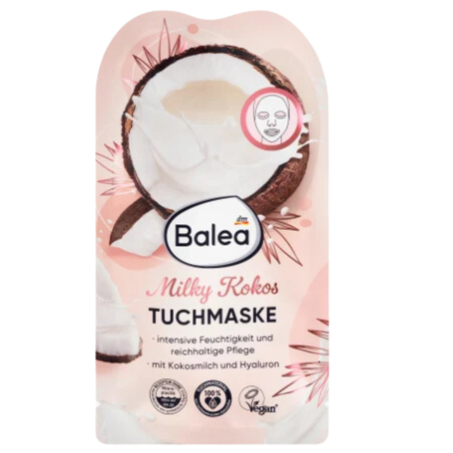 Balea - Milky Kokos sheet mask, 1 Pieces
