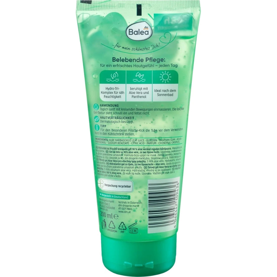 Balea - Body gel aloe vera, 200ml