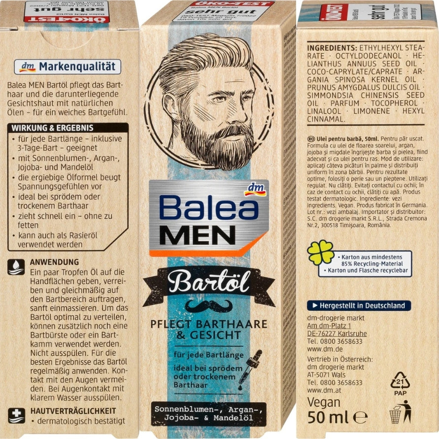 Balea Men - Beard care gel 2in1, 50ml