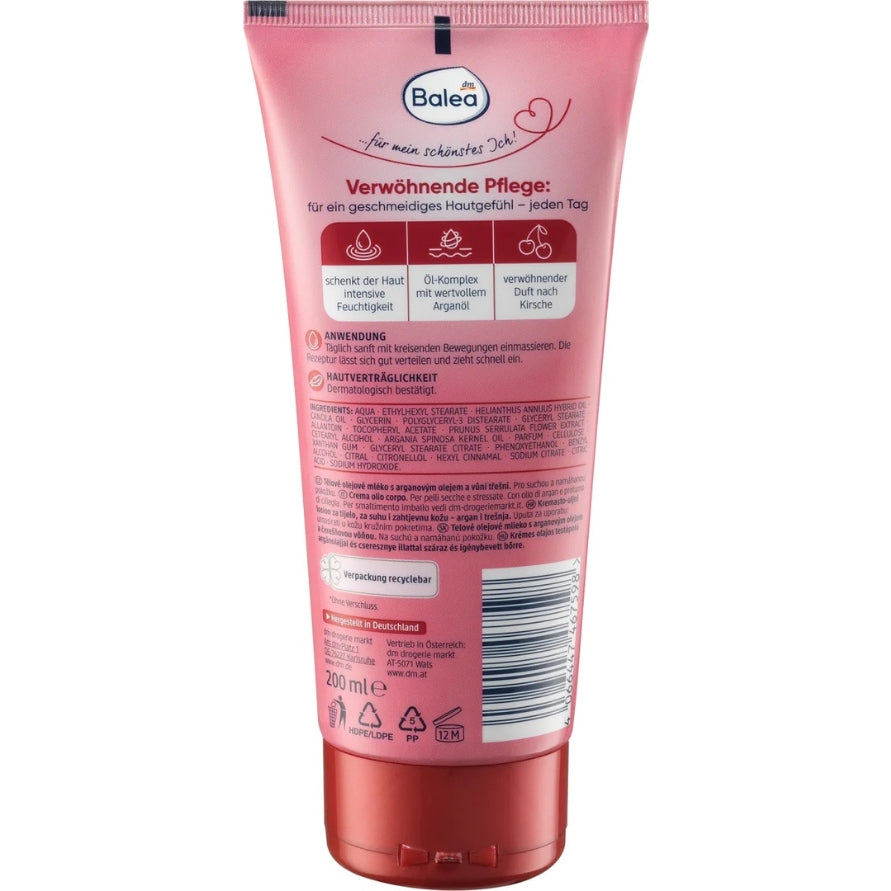 Balea - Cream-Oil Bodylotion Cherry, 200ml