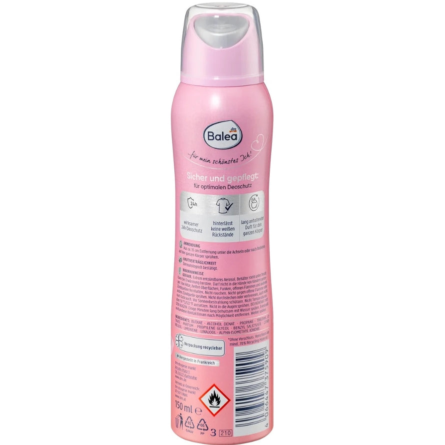Balea Deodorant Pink Blossom, 150ml – Nebelfa German Beauty