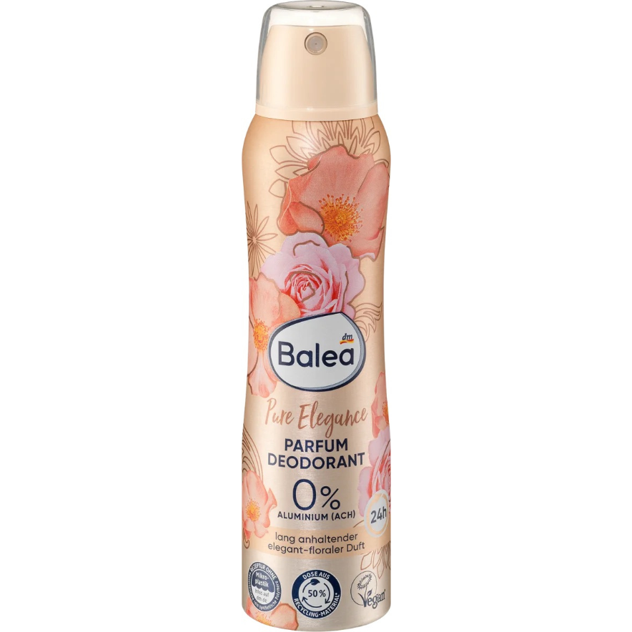 Balea Deodorant Pure Elegance, 150ml – Nebelfa German Beauty