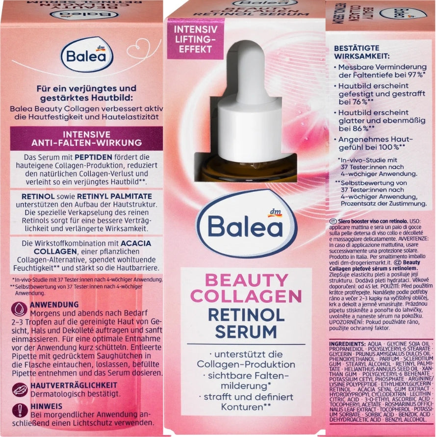 Balea - Beauty Collagen Retinol Serum, 30ml