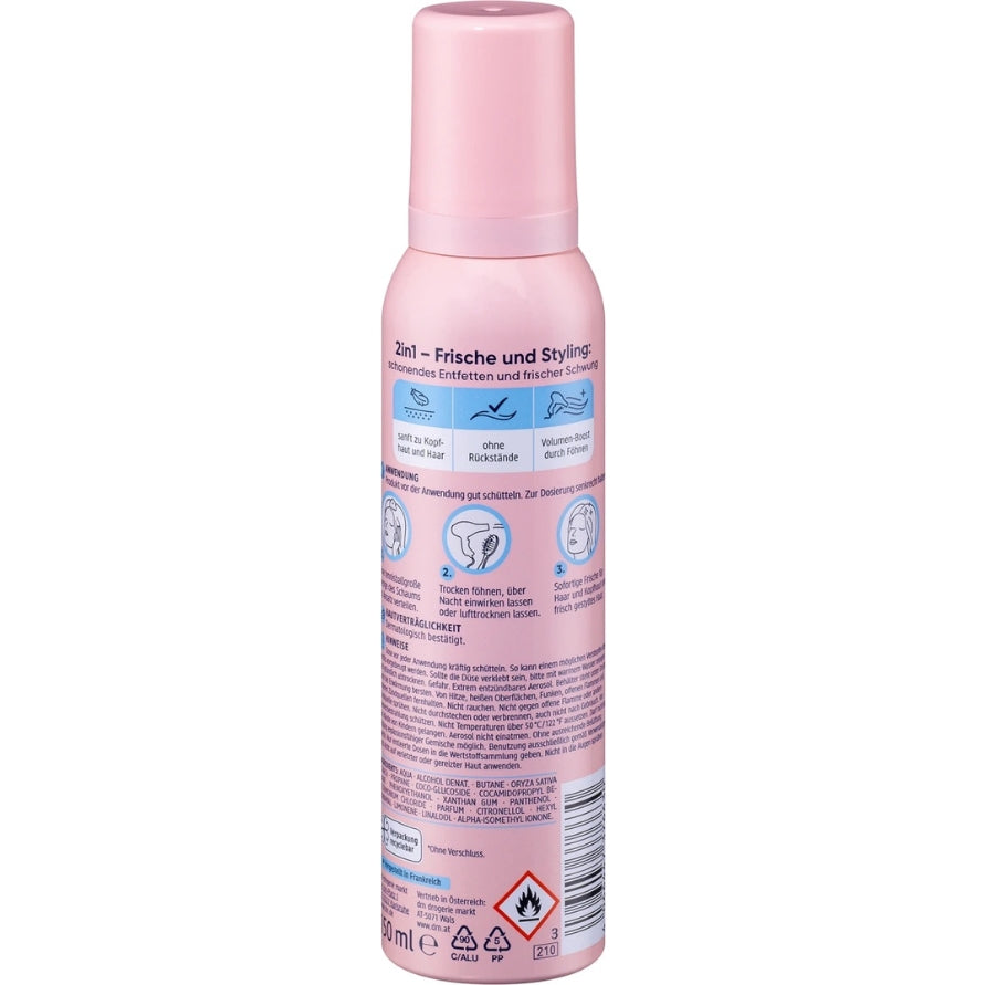 Balea - Dry shampoo foam Fresh up & Style, 150ml