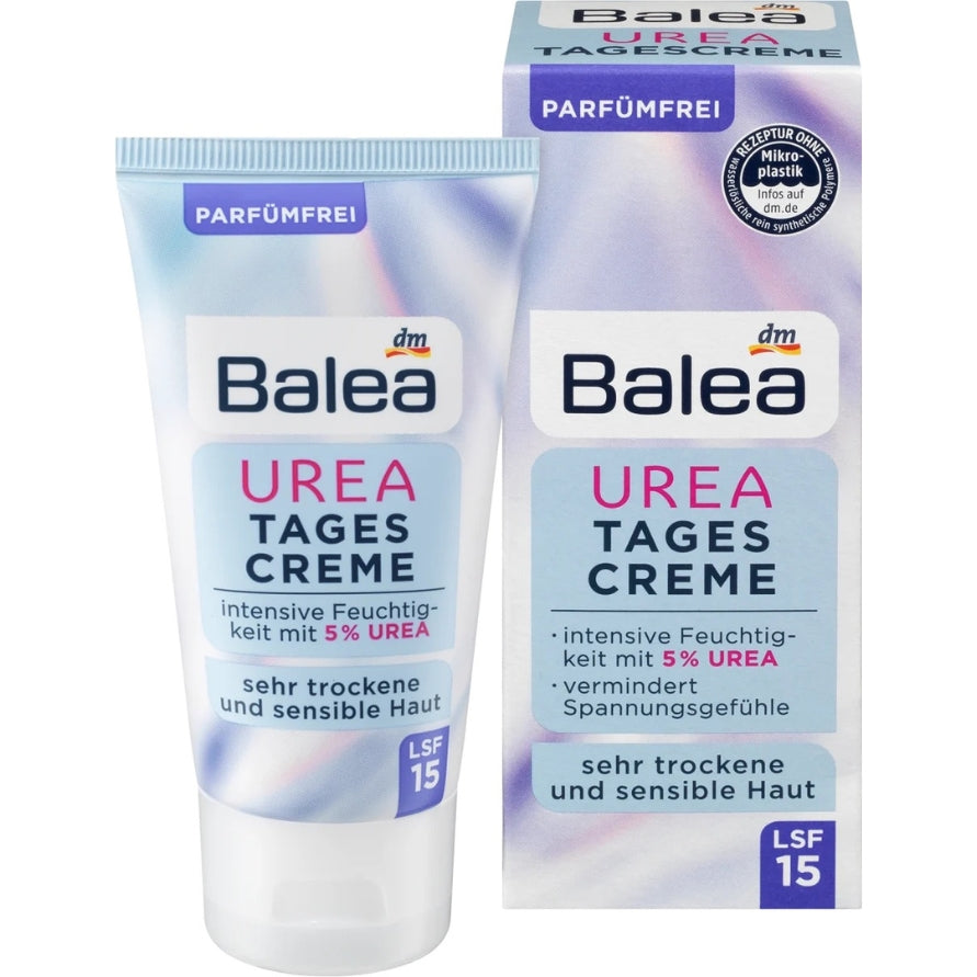 Balea - Face cream 5% urea SPF 15, 50ml