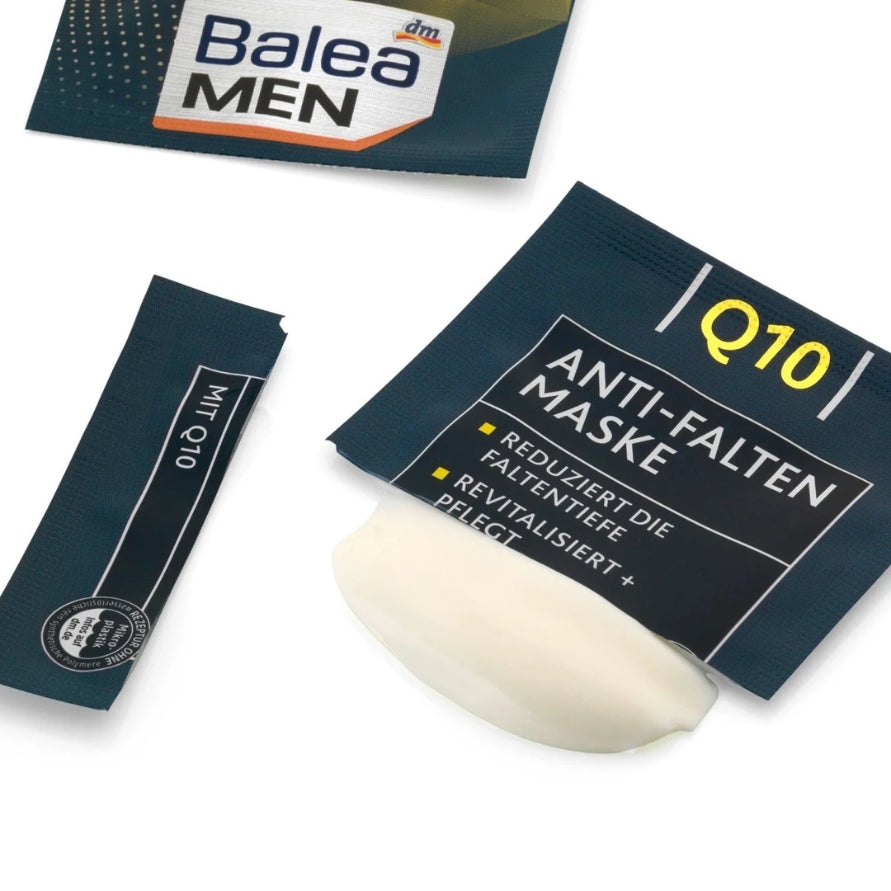 Balea Men - Anti wrinkle face mask Q10 (2x8ml), 16ml